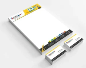 Durocolor, Membrete, Tarjeta.