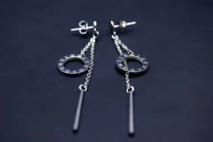 Aretes en Acero, Fotografía de Producto.