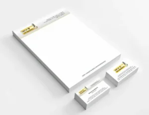 Grúas y Tecnología, Membrete, Tarjeta.