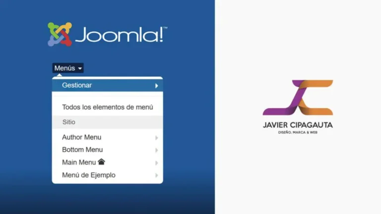 Menus Joomla!, Panel de Administración