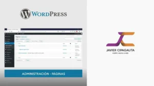 Panel de Administración, Páginas, Wordpress.